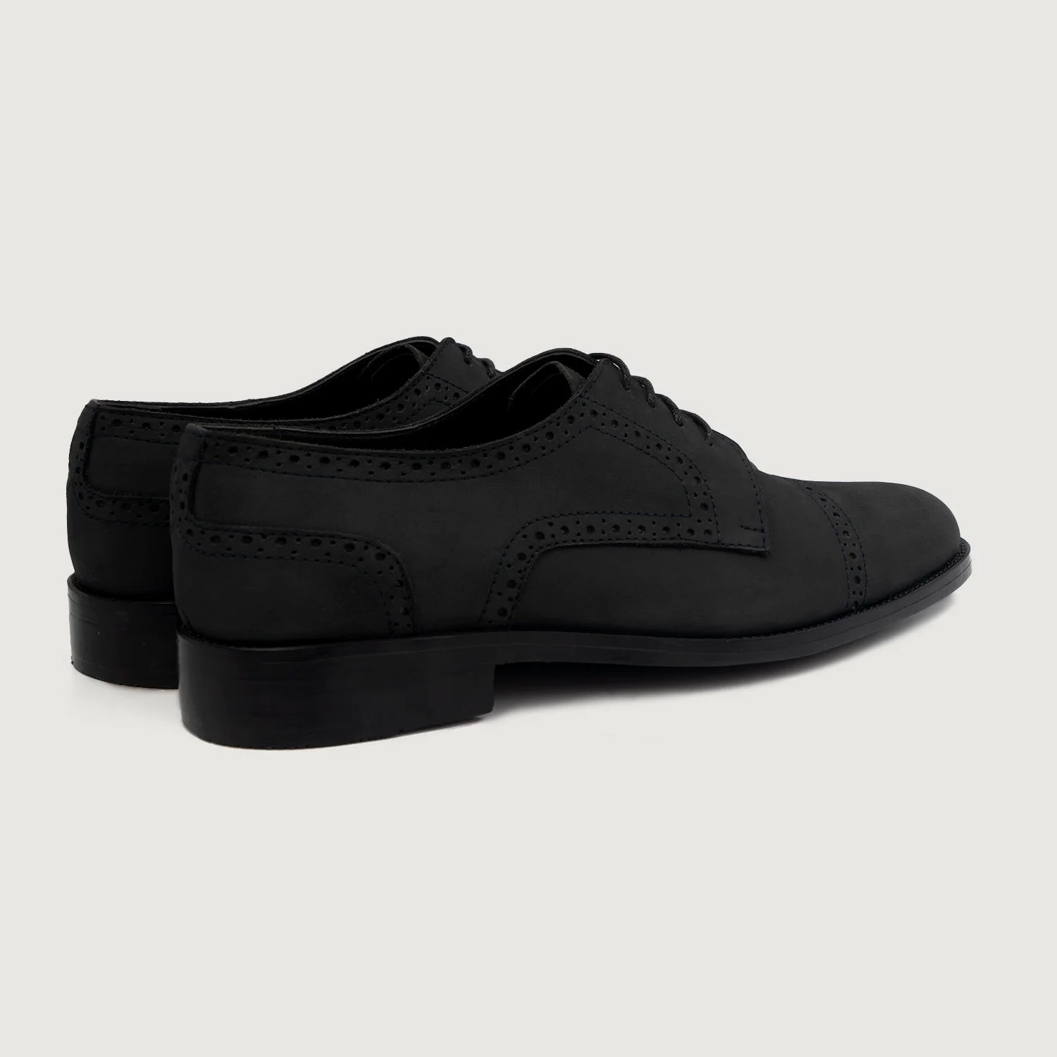 Orlaven Dirk Brogues Derby Black Nubuck Leather Shoes footwear image 4