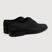 Orlaven Dirk Brogues Derby Black Nubuck Leather Shoes footwear image 4