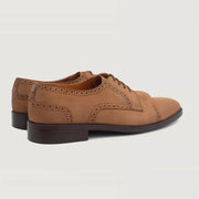 Orlaven Dirk Brogues Derby Brown Nubuck Leather Shoes footwear image 4