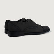 Orlaven Greyson Brogues Oxford Black Nubuck Leather Shoes footwear image 4