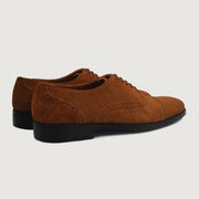 Orlaven Greyson Brogues Oxford Brown Suede Leather Shoes footwear image 4