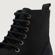 Orlaven Knight Derby Black Nubuck Leather Boots footwear image 4