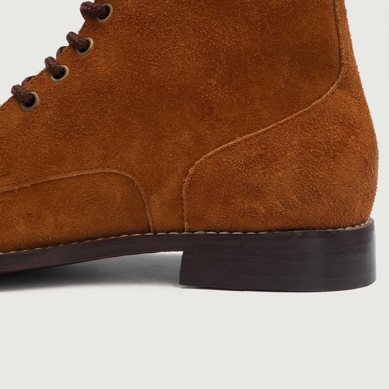 Orlaven Knight Derby Brown Suede Leather Boots footwear image 4