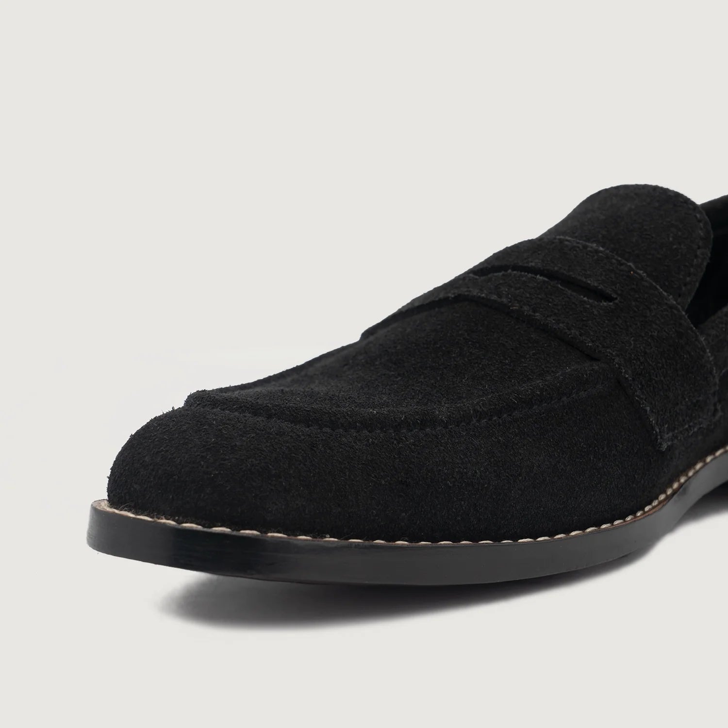 Orlaven Baxton Black Suede Leather Loafers footwear image 5