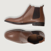 Orlaven Clarkson Chelsea Brown Leather Boots footwear image 5