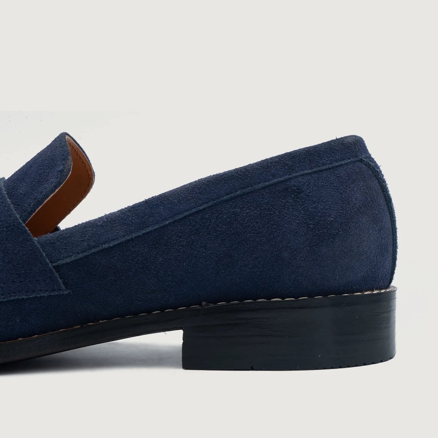 Orlaven Baxton Blue Suede Leather Loafers footwear image 6