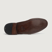 Orlaven Boston Double Monk Strap Maroon Leather Shoes footwear image 5