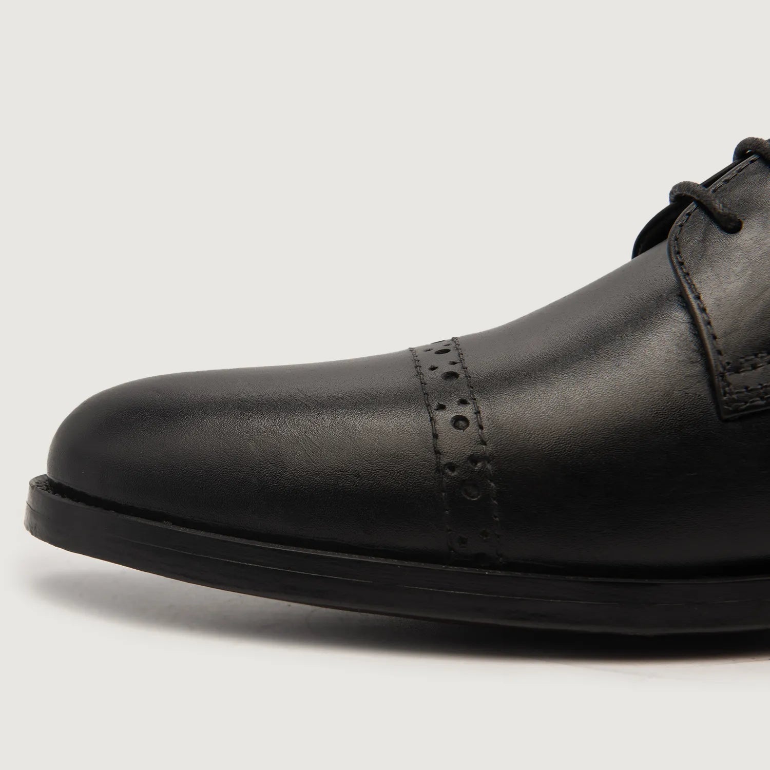 Orlaven Dirk Brogues Derby Black Leather Shoes footwear image 5