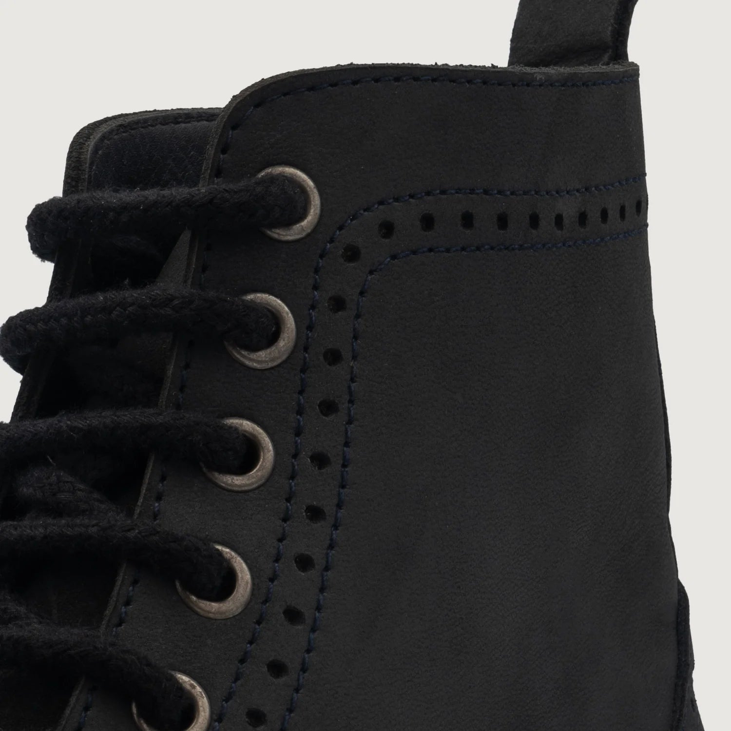 Orlaven Duster Brogues Derby Black Nubuck Leather Boots footwear image 5