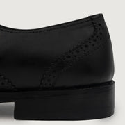 Orlaven Greyson Brogues Oxford Black Leather Shoes footwear image 5