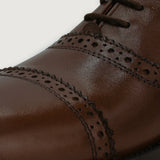 Authentic Full-Grain Leather Grain Depth & Pull-Up Patina Texture Detail
