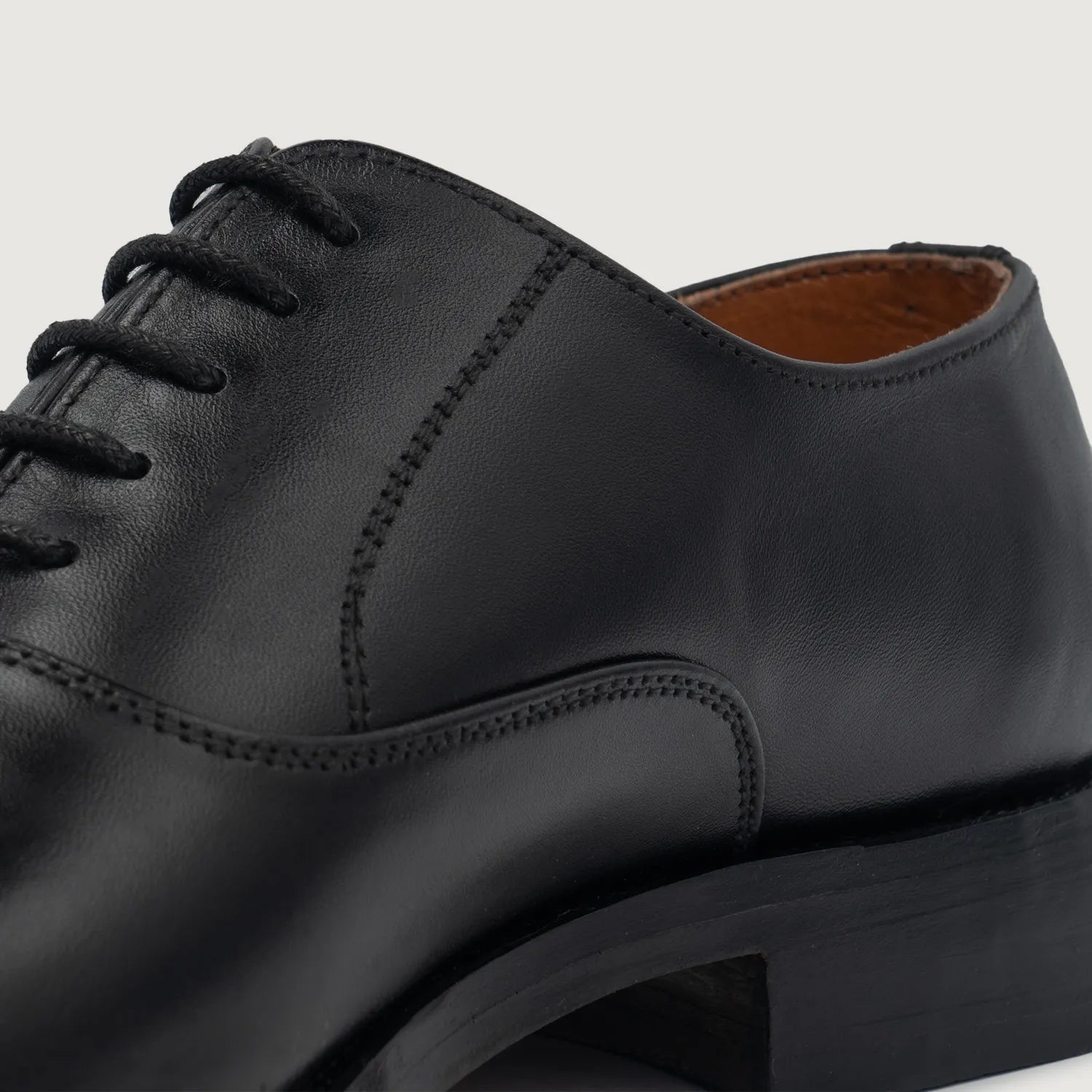 Orlaven Professor Oxford Black Leather Shoes footwear image 5
