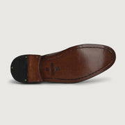 Orlaven Attorney Derby Maroon Leather Shoes footwear image 6