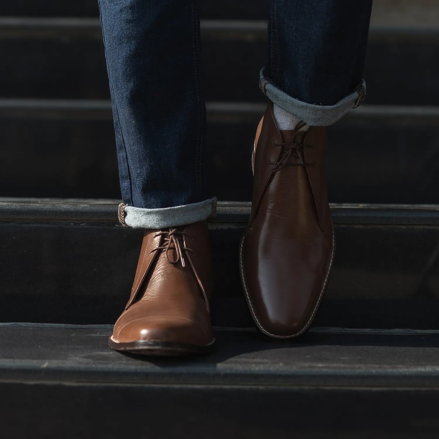 Orlaven Corry Chukka Brown Leather Boots footwear image 6