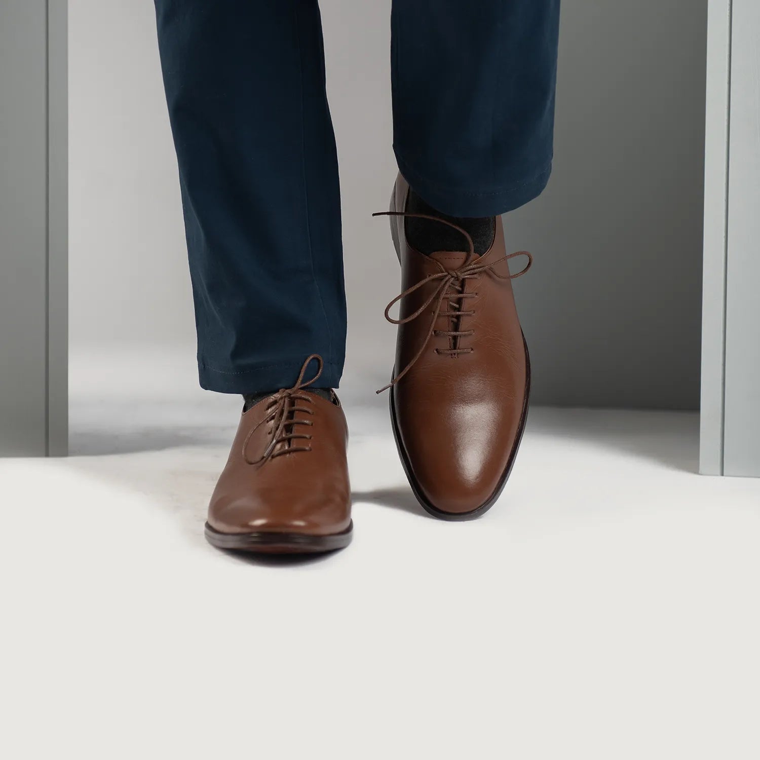 Orlaven Director Wholecut Tan Leather Shoes footwear image 6