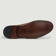 Orlaven Greyson Brogues Oxford Oil Pull-up Brown Leather Shoes footwear image 6