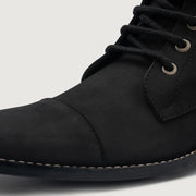 Orlaven Knight Derby Black Nubuck Leather Boots footwear image 6