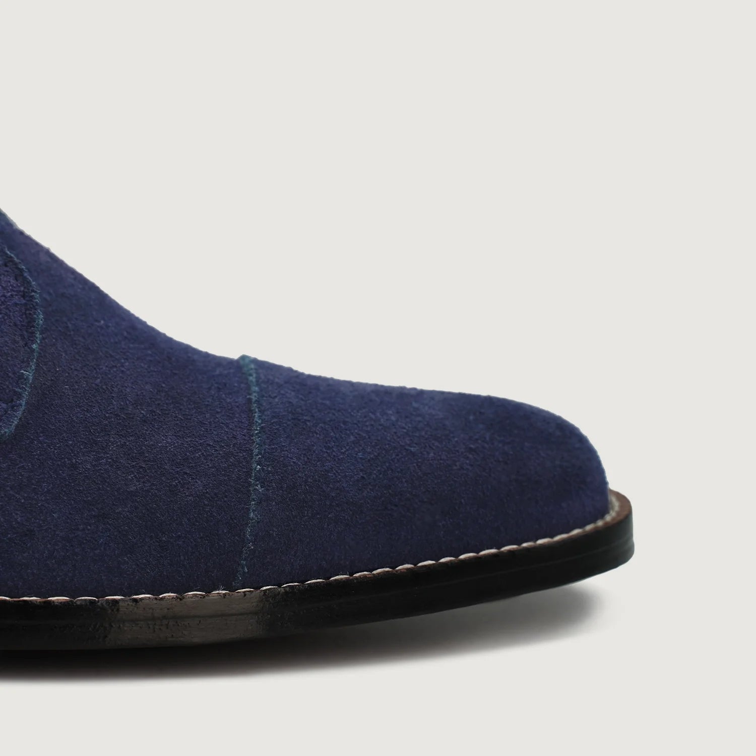 Orlaven Knight Derby Midnight Blue Suede Leather Boots footwear image 6