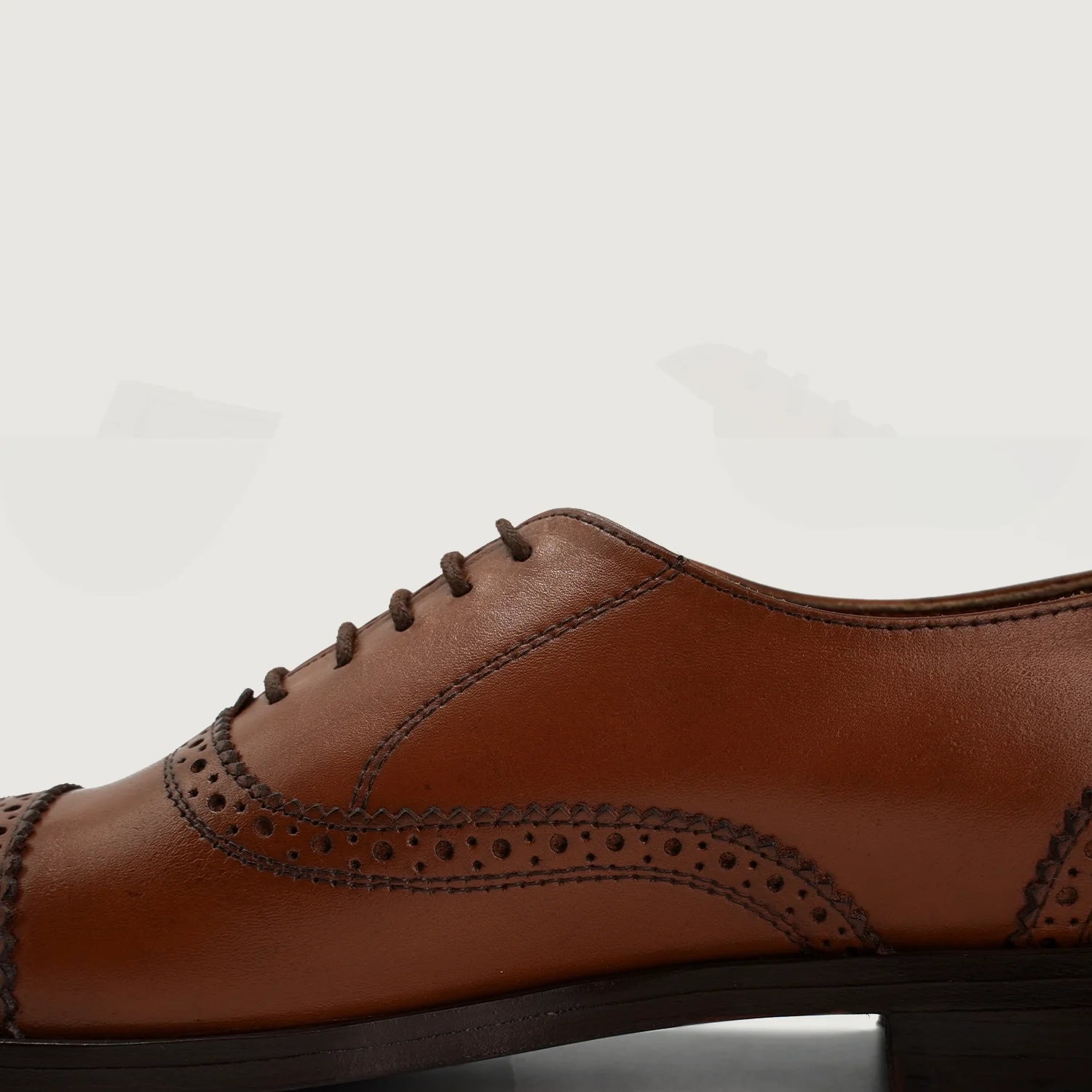 Orlaven Greyson Brogues Oxford Tan Leather Shoes footwear image 5