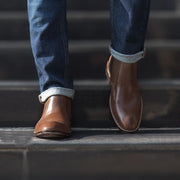 Orlaven Clarkson Chelsea Brown Leather Boots footwear image 7