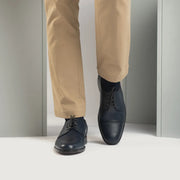 Orlaven Attorney Derby Midnight Blue Leather Shoes footwear image 7