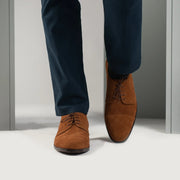 Orlaven Attorney Derby Brown Suede Leather Shoes footwear image 7