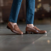 Orlaven Baxton Brown Leather Loafers footwear image 7