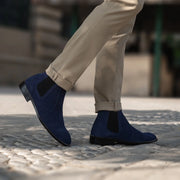 Orlaven Clarkson Chelsea Midnight Blue Suede Leather Boots footwear image 7