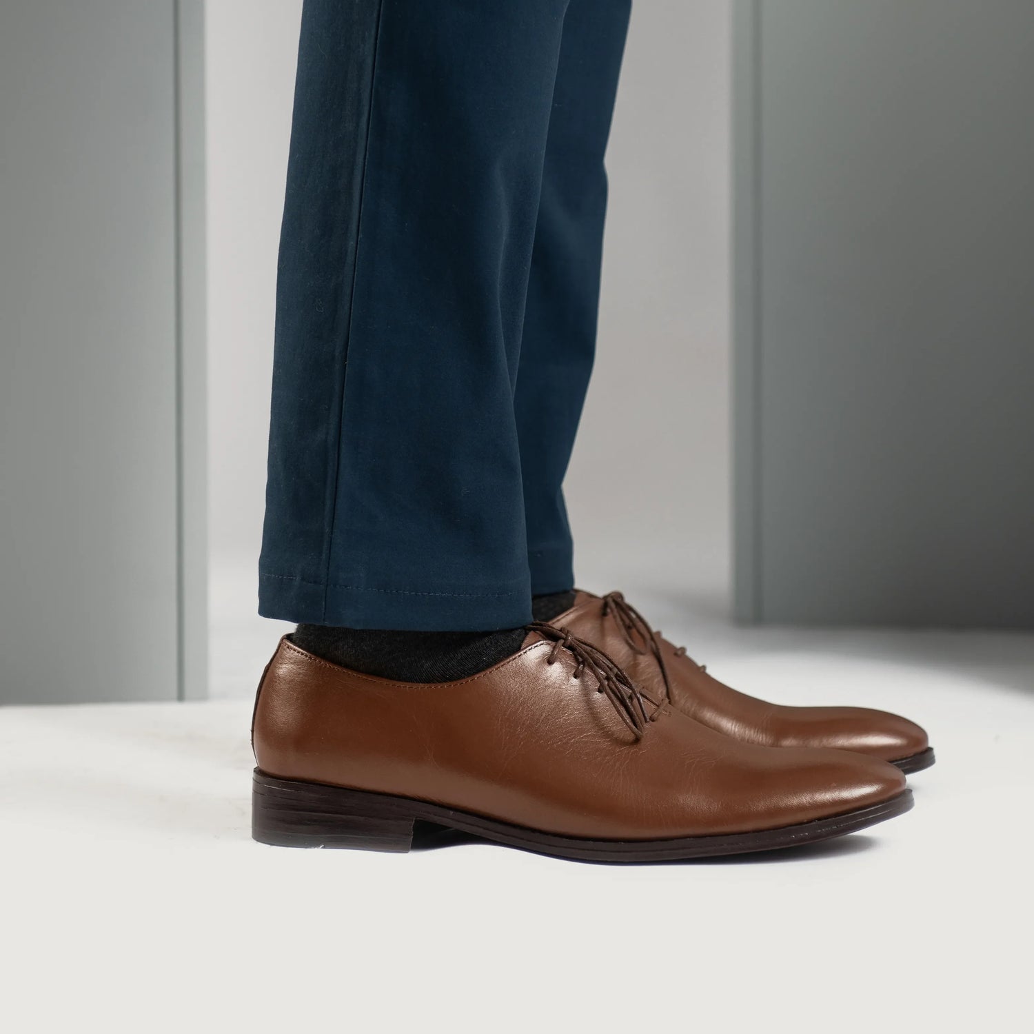 Orlaven Director Wholecut Tan Leather Shoes footwear image 7