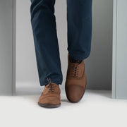 Orlaven Greyson Brogues Oxford Oil Pull-up Brown Leather Shoes footwear image 7
