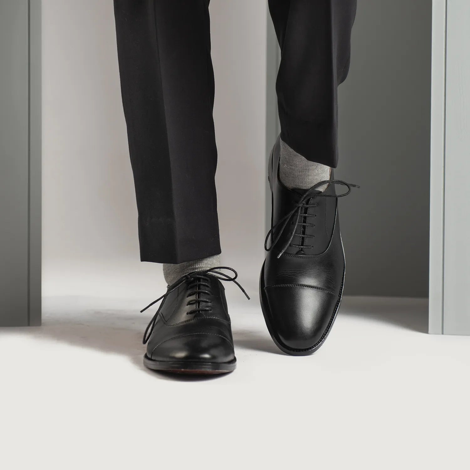Orlaven Professor Oxford Black Leather Shoes footwear image 7