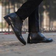 Orlaven Corry Chukka Black Leather Boots footwear image 8
