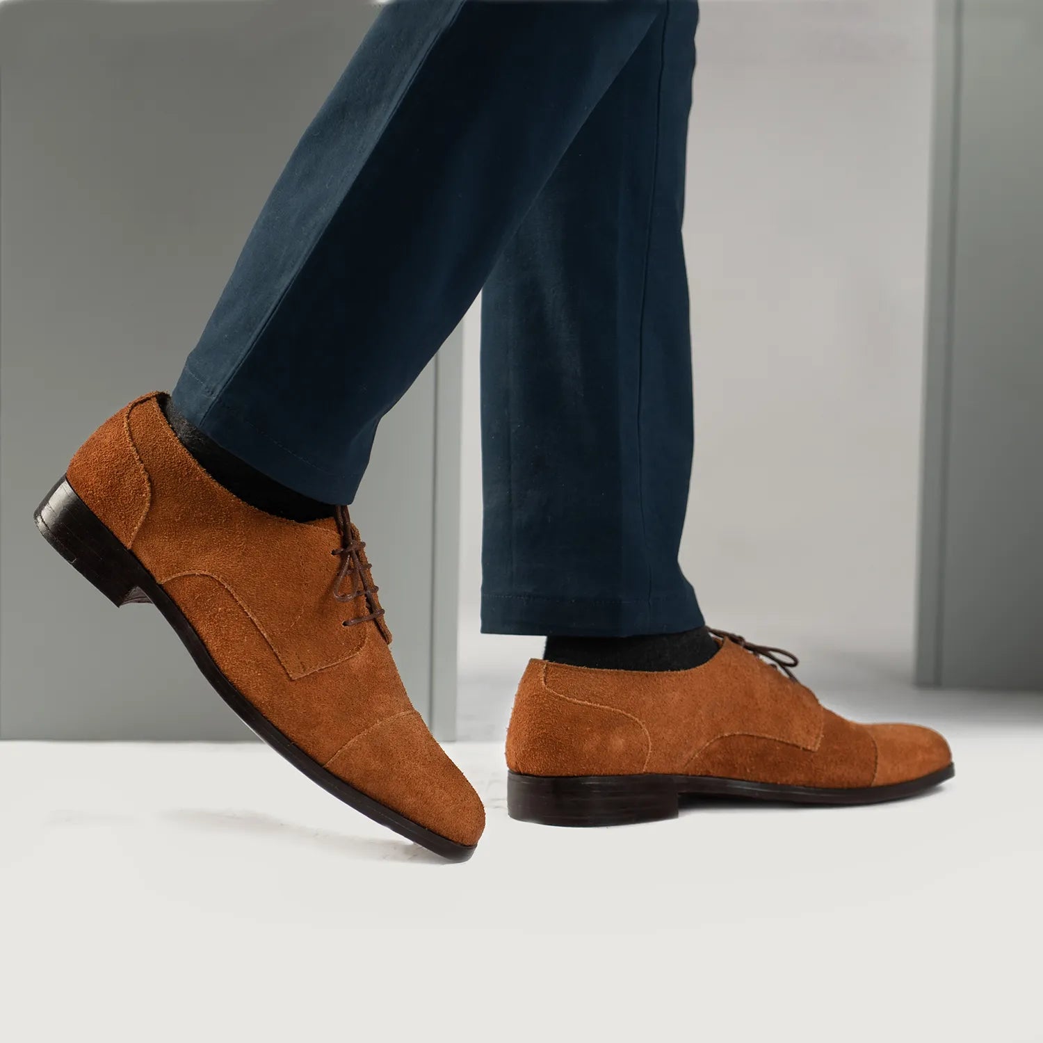 Orlaven Attorney Derby Brown Suede Leather Shoes footwear image 8