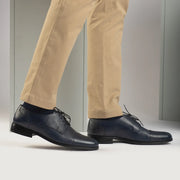Orlaven Attorney Derby Midnight Blue Leather Shoes footwear image 8