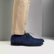 Orlaven Attorney Derby Midnight Blue Suede Leather Shoes footwear image 8