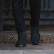 Orlaven Clarkson Chelsea Black Suede Leather Boots footwear image 8