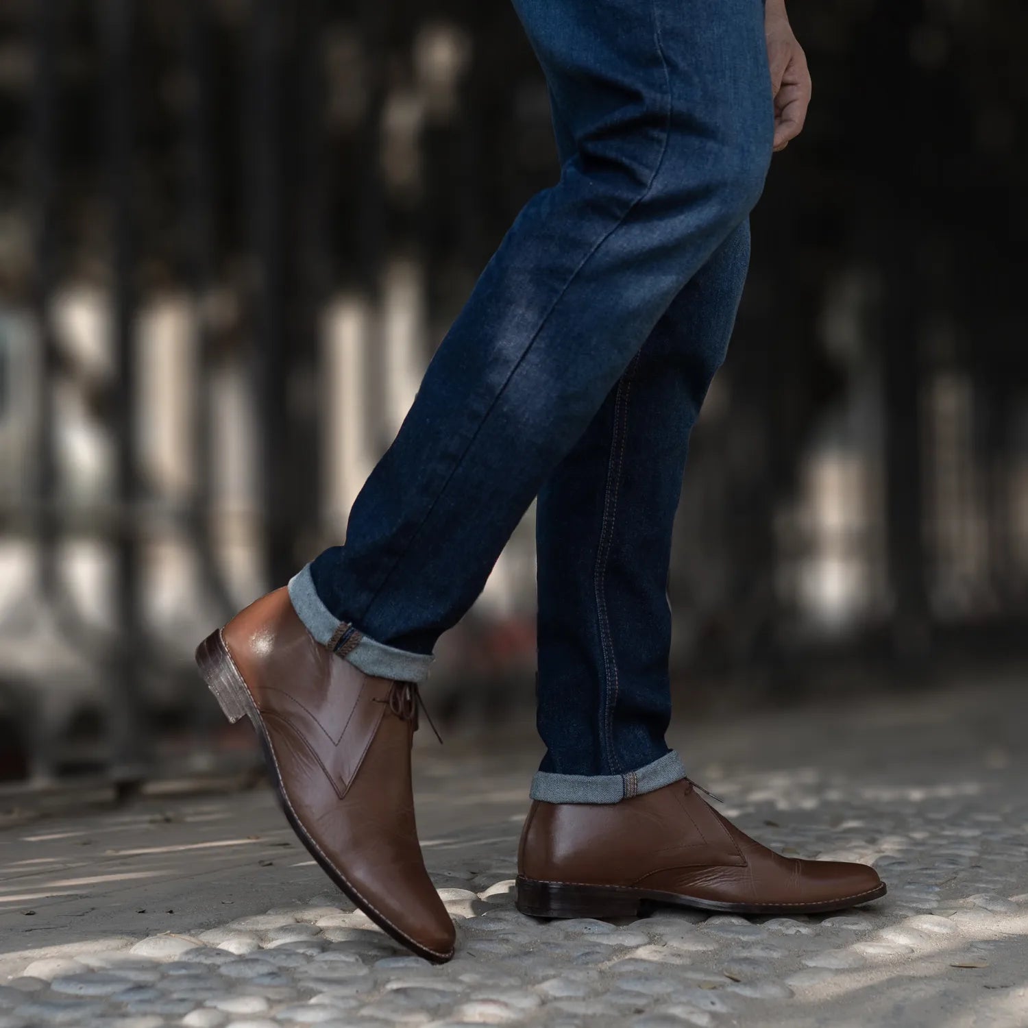 Orlaven Corry Chukka Brown Leather Boots footwear image 8