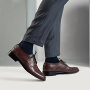 Orlaven Dirk Brogues Derby Maroon Leather Shoes footwear image 8