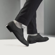 Orlaven Greyson Brogues Oxford Black Nubuck Leather Shoes footwear image 8