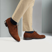 Orlaven Greyson Brogues Oxford Brown Suede Leather Shoes footwear image 8