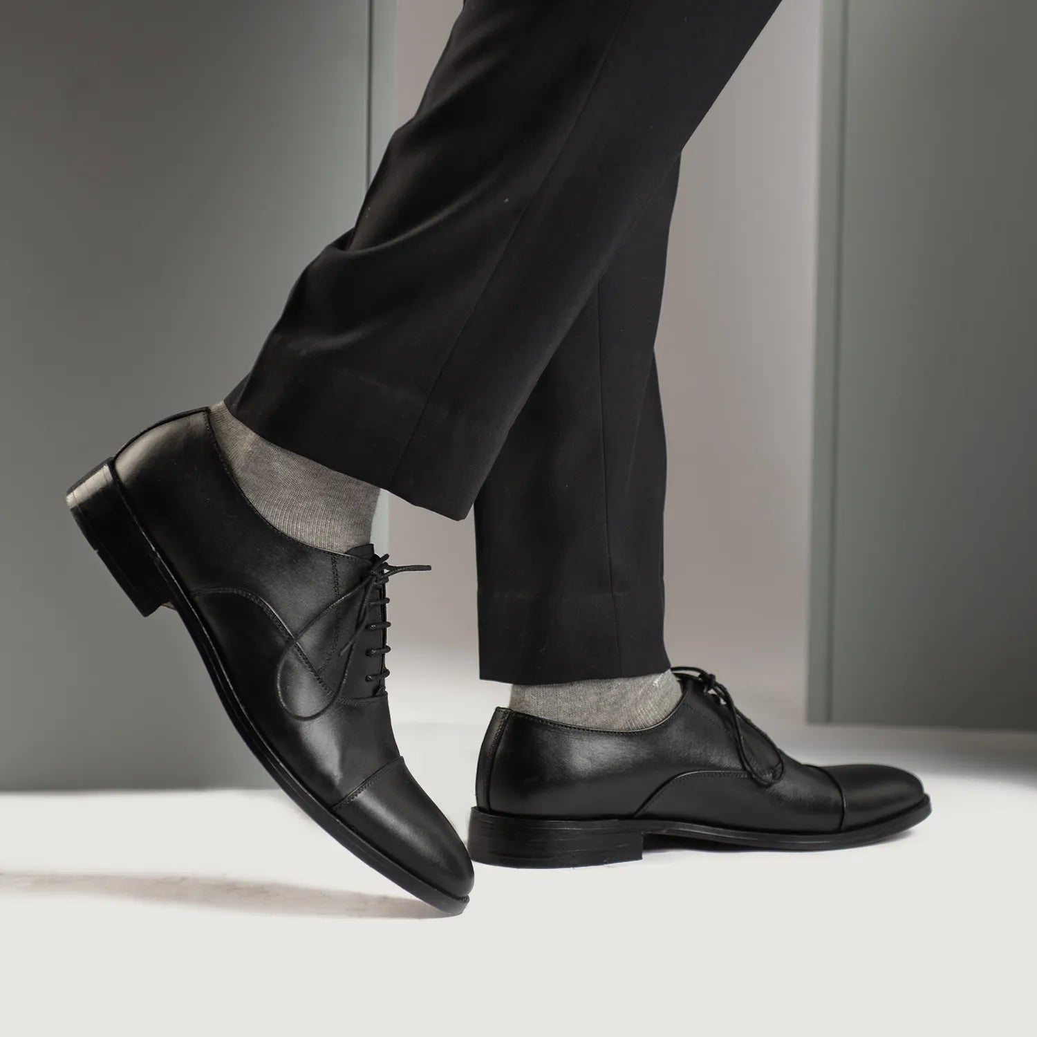Orlaven Professor Oxford Black Leather Shoes footwear image 8