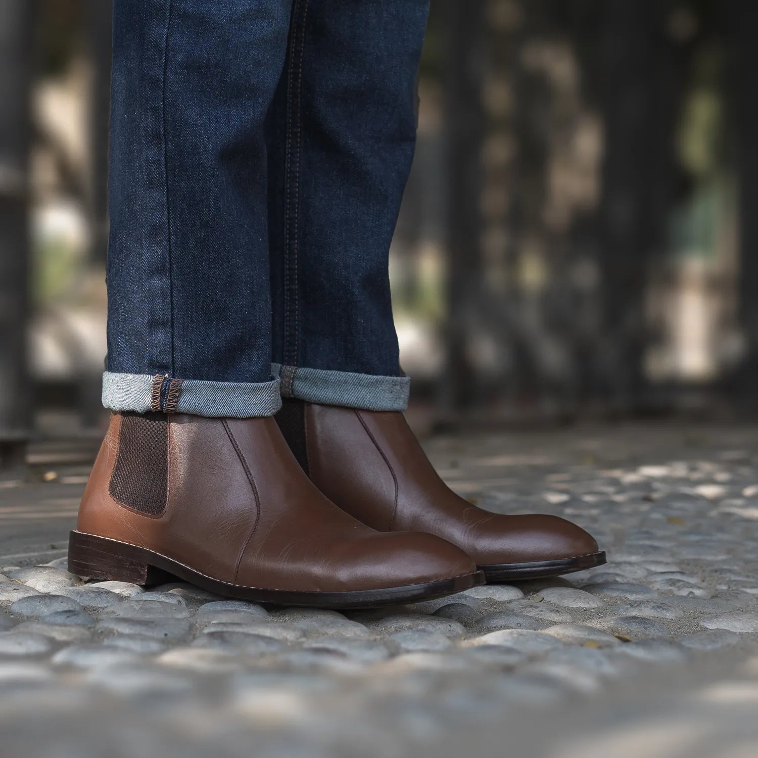Orlaven Clarkson Chelsea Brown Leather Boots footwear image 9