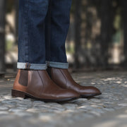 Orlaven Clarkson Chelsea Brown Leather Boots footwear image 9