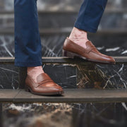 Orlaven Baxton Brown Leather Loafers footwear image 9
