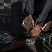 Orlaven Boston Double Monk Strap Oil Pull-up Brown Leather Shoes footwear image 9