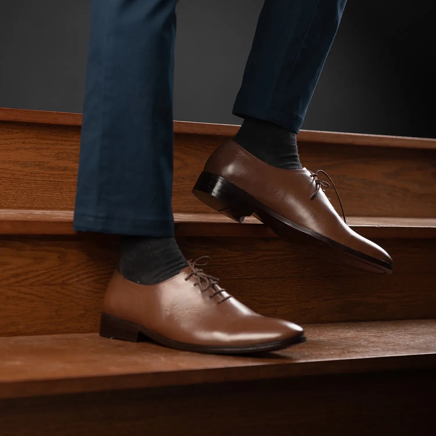 Orlaven Director Wholecut Tan Leather Shoes footwear image 9