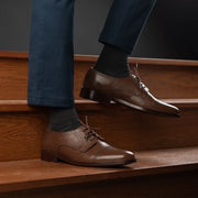 Orlaven Dirk Brogues Derby Brown Leather Shoes footwear image 9