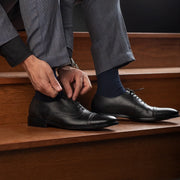 Orlaven Greyson Brogues Oxford Black Leather Shoes footwear image 9