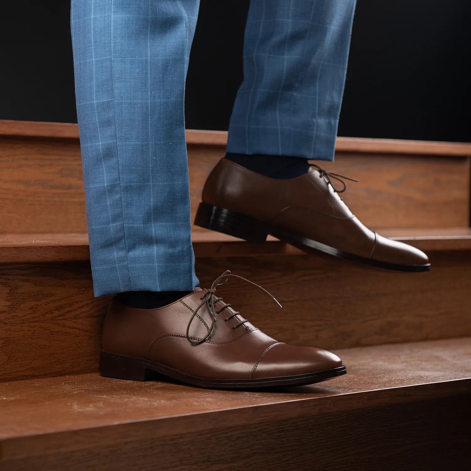 Orlaven Professor Oxford Brown Leather Shoes footwear image 9