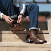 Orlaven Duster Brogues Derby Brown Leather Boots footwear image 9